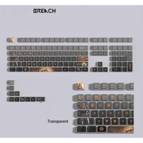 발로란트 브리치 키캡 PBT 풀배열