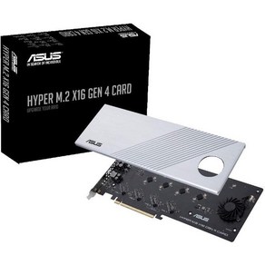 ASUS 최대 4대 PCIE 40 M2 드라이브 을 서포트하다 확장 카드 하이퍼 M2 X16 GEN 4 Cad, 상세페이지 참조