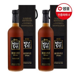 샘표 백년동안 순발효흑초원액 750ml x2병 /집들이선물