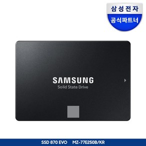 삼성전자 삼성 공식인증 SSD 870EVO 시리즈 250GB 500GB 1TB 2TB 4TB (정품), 870 EVO