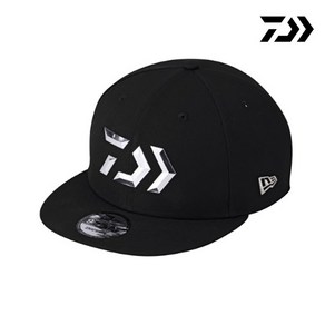 한국다이와 DC-5423NK 뉴에라 콜라보 스냅백 낚시모자, 블랙 프리사이즈