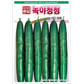 아시아종묘 씨앗 오이 녹야청청 40립, 1개