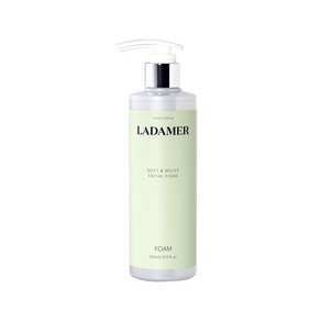 [ladame] 라다메르 소프트 & 모이스트 훼이셜 폼 250ml - 약산성 저자극 클렌징 폼, 1개