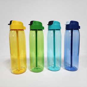 타파웨어 크리스탈 에코 빨대 보틀 750ml (색상 선택), 에메랄드