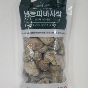 바지락 500g, 냉동 피바지락 500g, 1개