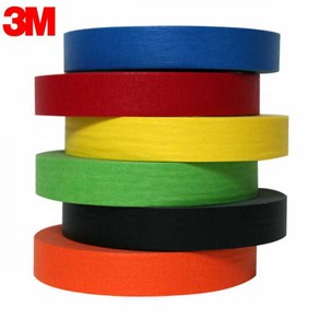 †3M 칼라 종이 마스킹테이프 20mm x 40M 6색 택1† 0707 PLAB::##