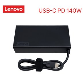 LENOVO 20V 7A 140W ADL140YDC3A 정품 USB C타입 PD 노트북 충전기 어댑터 케이블, 1개