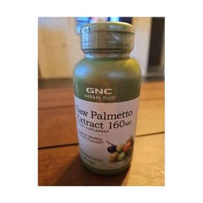 쏘팔메토 지앤씨 GNC 허벌 플러스 톱 팔메토 추출물 160mg 100 소프트젤 0824+ 204102