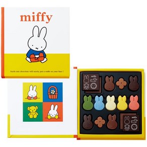 일본 miffy 북 쵸코 초코릿 초코렛 15개입, 1개