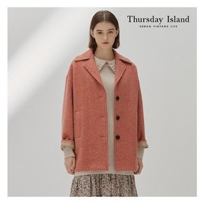 써스데이아일랜드 Thusday Island 3버튼 코쿤핏 코트(T218MCT235W) 276121