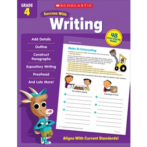 (영문도서) Scholastic Success with Writing Grade 4 Paperback