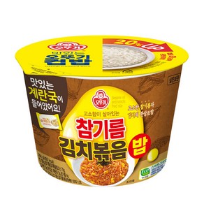 오뚜기 컵밥 참기름 김치볶음밥, 264g, 6개