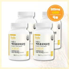 바로나 건조 맥주효모 비오틴 BIOTIN, 4개, 480정