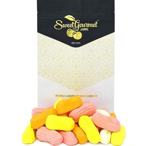 SweetGoumet Coloed Cicus Peanuts  Reto Mashmallow SweetGoumet 컬러드 서커스 땅콩  레트로 마시멜로 캔디  1파운, 1개, 771.11g