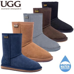 UGG 호주 여성 방수 양털어그부츠 클래식 숏, 그레이, 10(265mm)