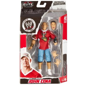 WWE Elite Collection 무자비한 공격성 시리즈 관절형 레슬링 액션 피규어 (존 시나)