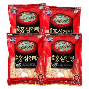 금산 고려 홍삼건빵 과자 홍삼 간식, 400g, 4개