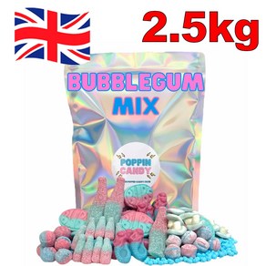 [영국발송] 2.5kg 버블검 믹스 스웨디시젤리 스위즐스 법스 swedish jelly swizzels bubs, 1개