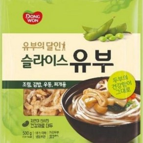 동원 슬라이스 유부 500g, 2개