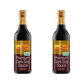 Lee Kum Kee Pemium Dak Soy Sauce 이금기 프리미엄 다크 소이 소스 500mL 2팩, 2개