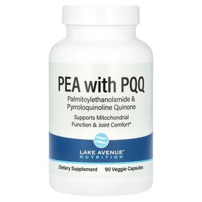 레이크애비뉴뉴트리션 PEA 300mg + PQQ 10mg 식물성 캡슐 90정, 1개