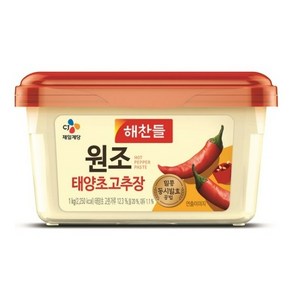 해찬들 태양초 골드 고추장, 2개, 1kg