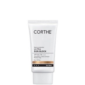 피부과 병원용 코르테 선크림 더모 프로텍션 울트라 선블록 50g CORTHE+샘플키트 번들거림 없이 깔끔하고 497094, 피부과 병원용 코르테 선크림 더모 프로텍션 울트라 선블, 1개