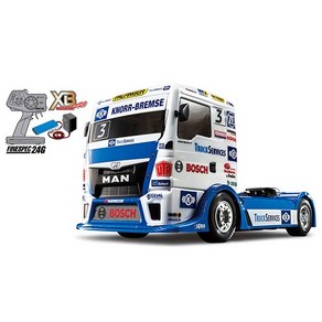 타미야 RC카 XB 1/14 Team Hahn Racing MAN TGS TT-01E (자동차 완성형) (조종기 포함) [57904], 1개