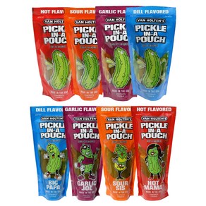 Van Holten's Pickles - Vaiety Pickle-In-A-Pouch S Van Holten's Pickles - 다양한 Pickle-In-A-Pouch 샘플러, 1개, 2.68kg