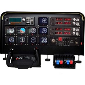 Meza Flight Simulato Cockpit 휠 스탠드 프로 비행 시뮬레이터 조종석 계기판 키트 컨트롤러 조이스틱 (Logitech Saitek Honeycomb Yoke, 1개