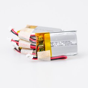 [벌크] 충전식 리튬폴리머 배터리 5개세트 3.7V 300mAh 602030