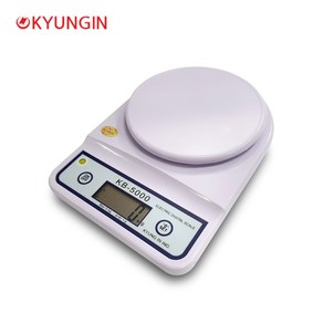 경인 디지털 주방저울 KB-5000 (5000g/1g) 전자저울, 경인 KB-5000 최대5kg (1g단위)