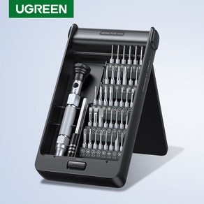 UGREEN 유그린 38-in-1 정밀 드라이버 수리 세트 스마트폰 및 PC용 다기능 유지보수 분해 공구 드라이버 세트, 1개