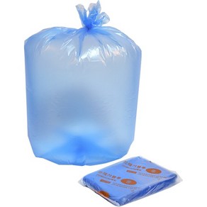 더바른 배접 쓰레기 비닐봉투 파랑, 80L, 200개