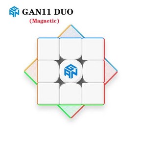 GAN 11 Dou 마그네틱 매직 스피드 GAN 11 에어 큐브 전문가용 자석 퍼즐 큐브 장난감 M 3x3x3, [01] GAN11 AIR, 1개