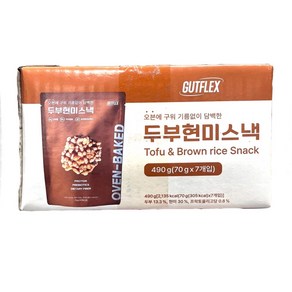 것플렉스 두부현미스낵 490g 70g x 7, 7개