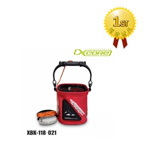 엑스코어 XBK-118-021 18cm/21cm 두래박 독도프로젝트 살림통, 레드