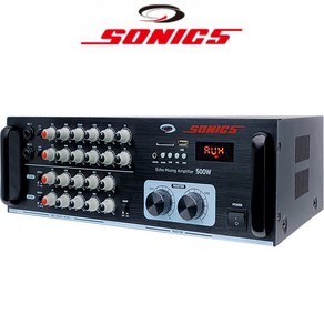 업소용 노래방앰프 국산 소닉스 SMP시리즈 (2체널500w/4체널1000w) 블루투스/USB/MP3 SM, SMP-2060BS