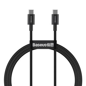 베이스어스 BASEUS Baseus Supeio 시리즈 고속 충전 데이터 100W 100W, 10.TypeC to TypeC 100W - 2m, 1개