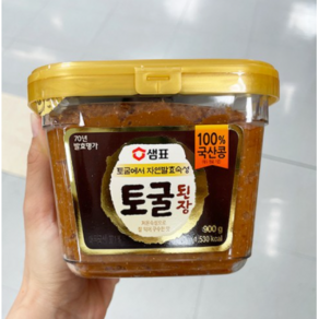 [샘표] 토굴에서 자연발효숙성 토굴된장 900g, 1개