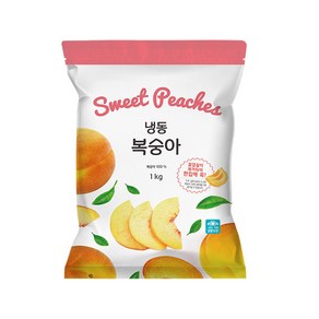 [생활앤] 냉동 복숭아 1kg, 1개