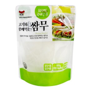 일가집 고가와 함께 먹는 쌈무 180g, 1개