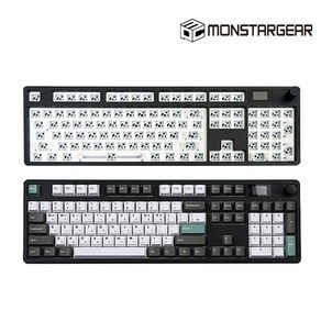 몬스타기어 닌자104PRO 블랙 유무선 DIY KIT 기계식 게이밍 커스텀 키보드[스위치/키캡 미포함]