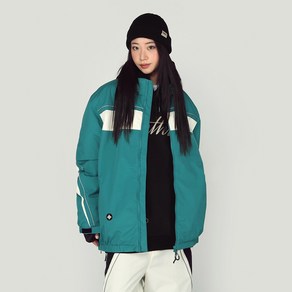 2425 NNN - Slantwise2- JACKET - 청록+아이보리