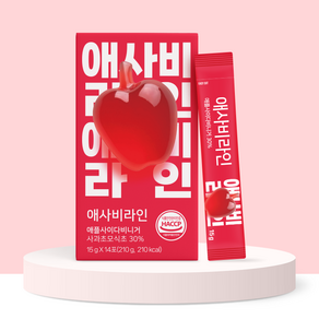 [청담할머니] 애사비라인 사과초모식초 애사비 젤리 스틱형, 4박스, 840g