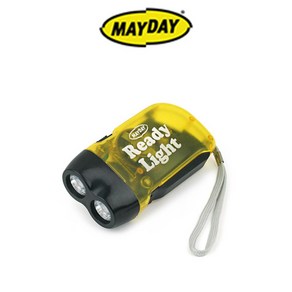 MAYDAY 메이데이 [안전발전소] READY LIGHT Dynamo LED Flashlight 레디라이트 랜턴 후레쉬 손전등 라이트 캠핑 등산 아웃도어, 1개