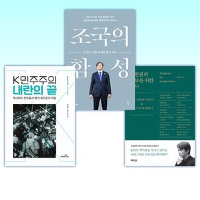 (세트) 황현필의 진보를 위한 역사 + 조국의 함성 + K민주주의 내란의 끝 (전3권)