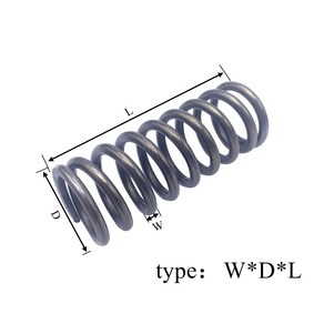 스프링 와이어 스틸 그라운드 엔드 압축 공장 5.0mm, 1개, [02] 5x40x70mm, 5x40x70mm