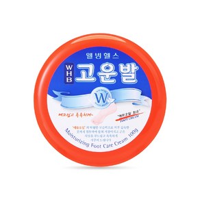 웰빙헬스 WHB 고운발 100g 에뮤오일함유 풋케어보습크림 발관리용품, 1개입, 1개