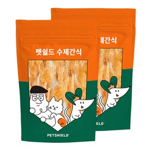 펫쉴드 강아지 수제간식 1+1, 2개, 무뼈 닭 발 껌